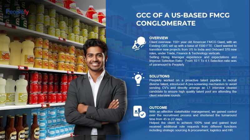 Driving Hiring Excellence for a Renowned US-Based FMCG Giant